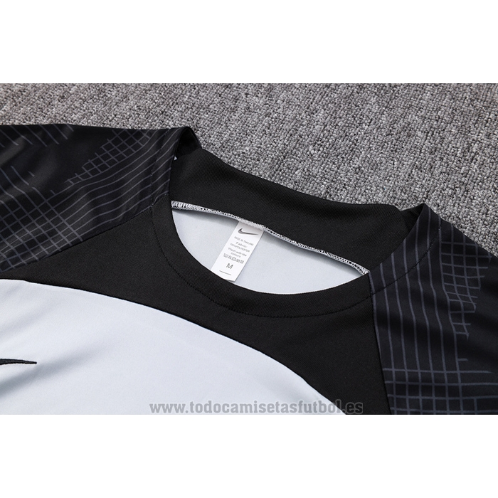 Chandal del Barcelona Manga Corta 2023-2024 Gris - Pantalon Corto